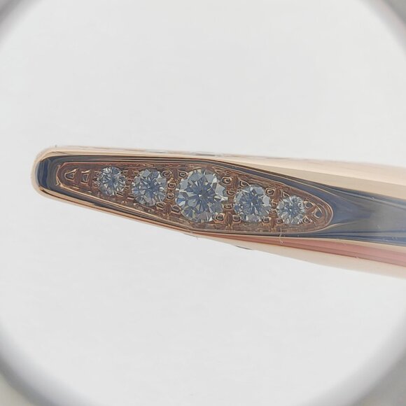 Cartier Juste un Clou Bracelet 18K Rose Gold with Diamonds Size 16 - Picture 13 of 14